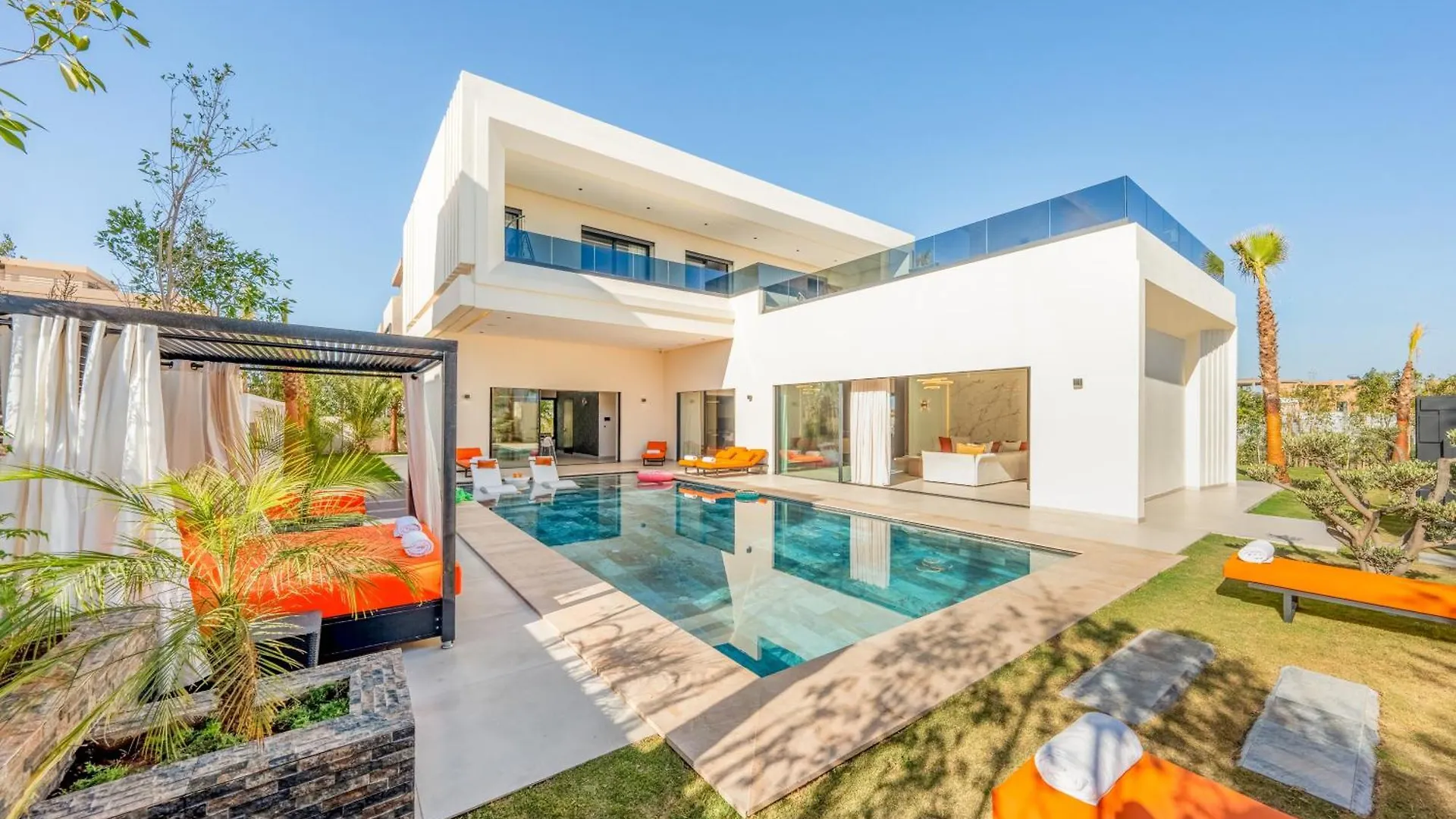 Luxury Villa Heated Pool, Cinema & Game Room Marrakesh Marokko
